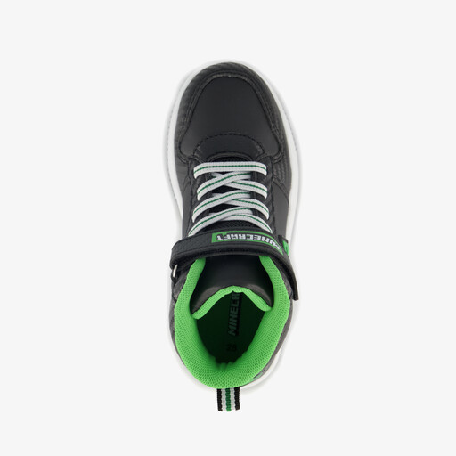 Hoge jongens sneakers zwart groen
