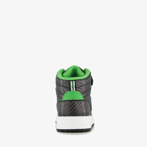 Hoge jongens sneakers zwart groen
