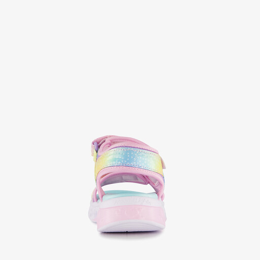 Meisjes sandalen met lichtjes pastel