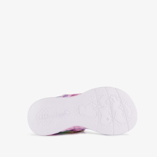 Meisjes sandalen met lichtjes pastel