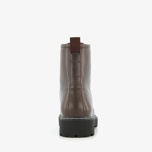 Dames veterboots bruin