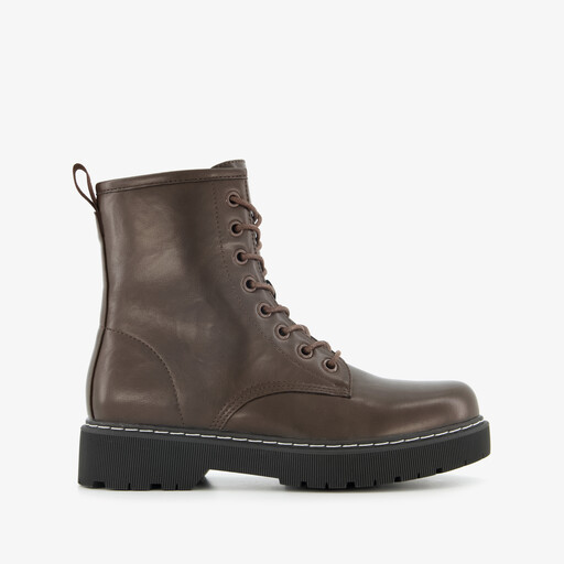 Dames veterboots bruin