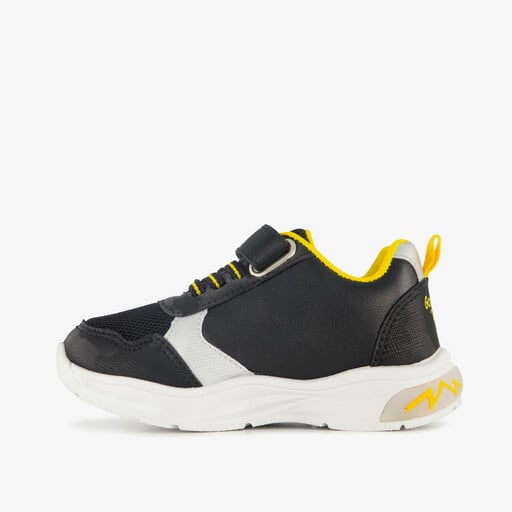 Jongens sneakers zwart geel