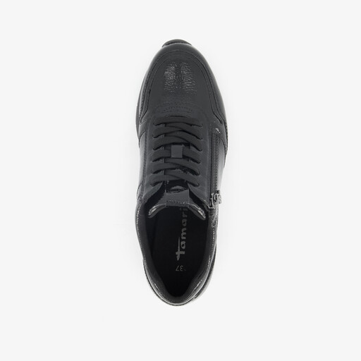 Lak dames sneakers zwart