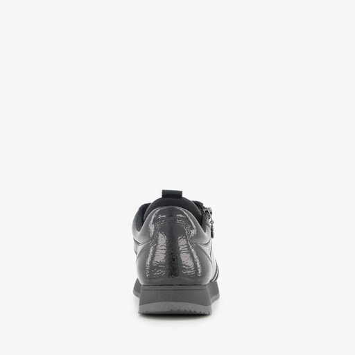 Lak dames sneakers zwart