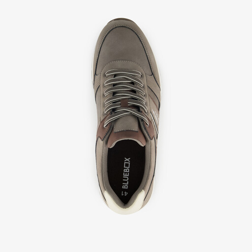 Heren sneakers beige bruin