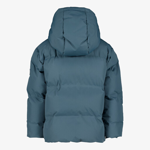 Gewatteerde jongens winterjas blauw