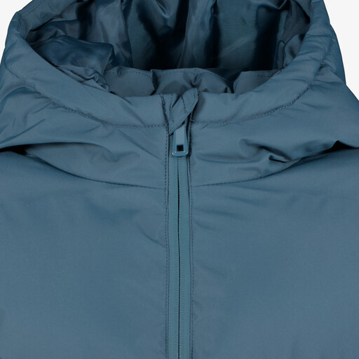 Jongens winterjas gewatteerd blauw