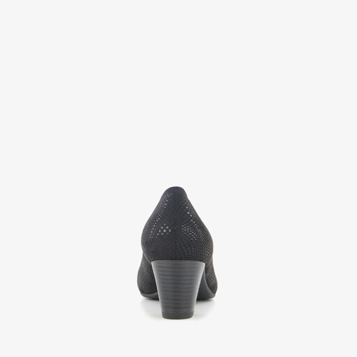 Dames pumps met H leest zwart