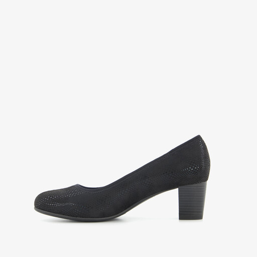 Dames pumps met H leest zwart