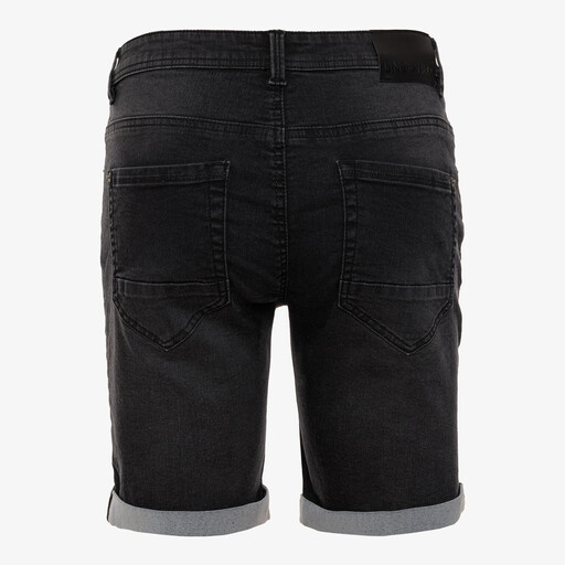 Heren denim short zwart