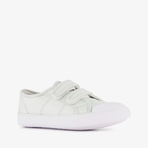 Kinder gymschoenen met glitters mintgroen