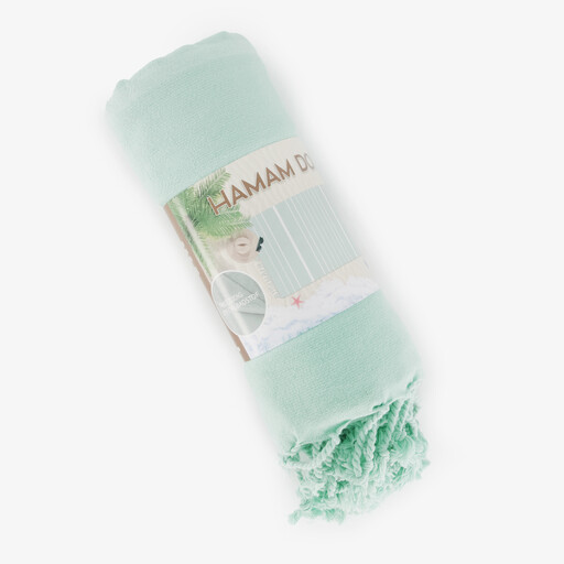 Hamamdoek tweezijdig blauw