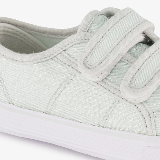 Kinder gymschoenen met glitters mintgroen