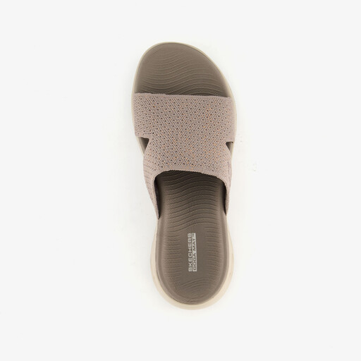 On The Go dames slippers taupe