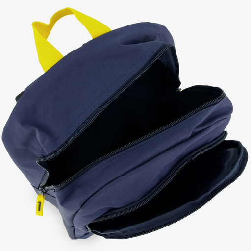 Kinder rugzak blauw geel 17 liter