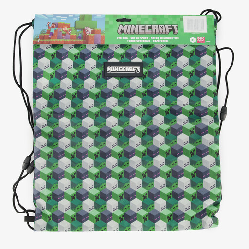 Kinder gymtas zwart groen