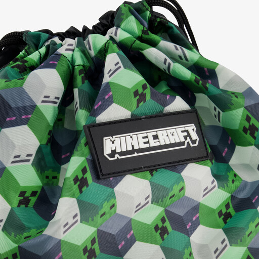 Kinder gymtas zwart groen