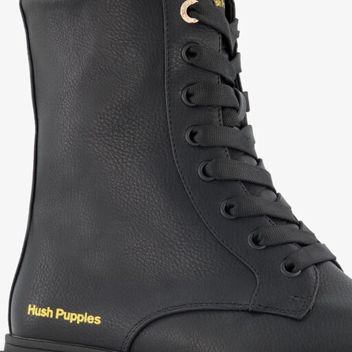Dames veterboots zwart