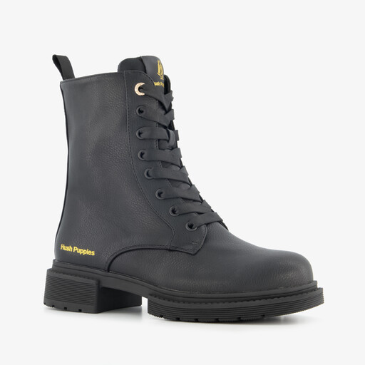 Dames veterboots zwart