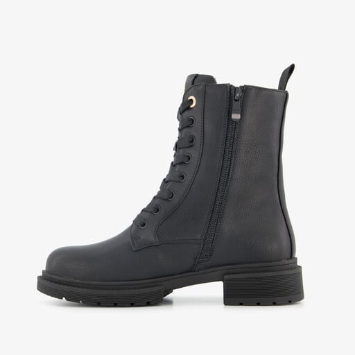 Dames veterboots zwart