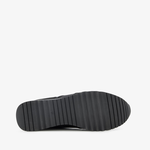 Dames sneakers met lak zwart