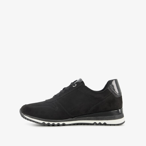 Dames sneakers met lak zwart