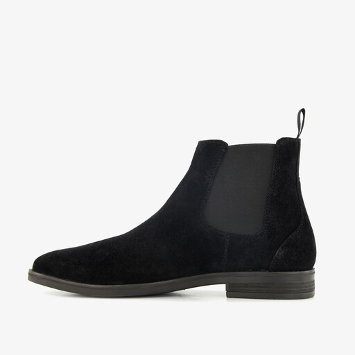 Suede heren Chelsea boots zwart