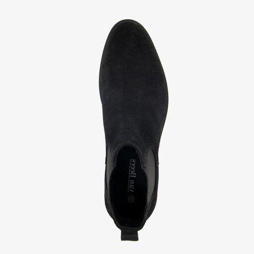 Suede heren Chelsea boots zwart