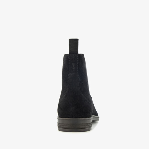 Suede heren Chelsea boots zwart