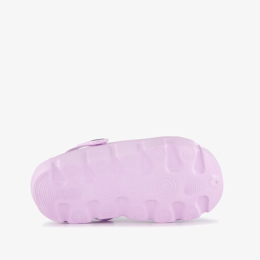 Meisjes klompen met glitters lila