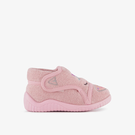 Meisjes pantoffels unicorn lichtroze