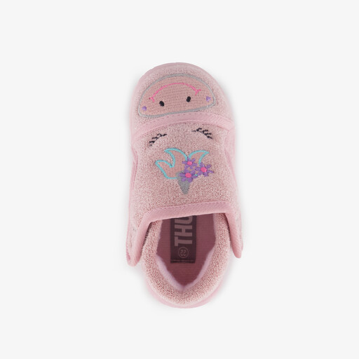 Meisjes pantoffels unicorn lichtroze