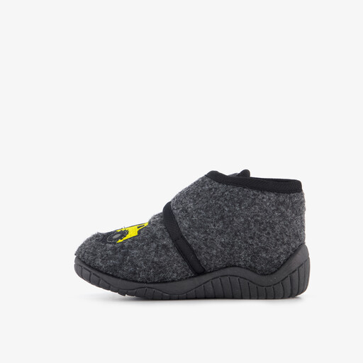 Jongens pantoffels met gele truck grijs
