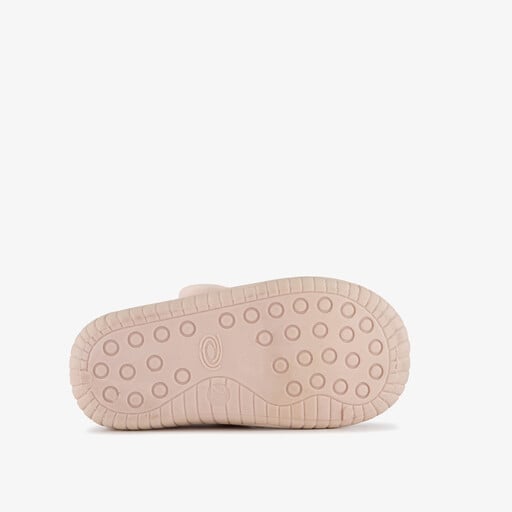 Kinder pantoffels met herfstprint beige