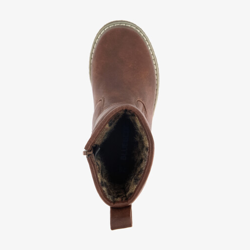 Meisjes boots met ster bruin