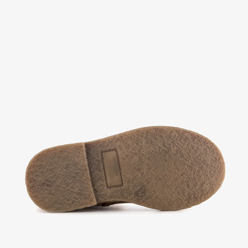 Leren meisjes western boots cognac