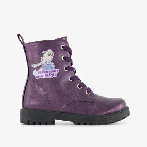 Meisjes veterboots paars