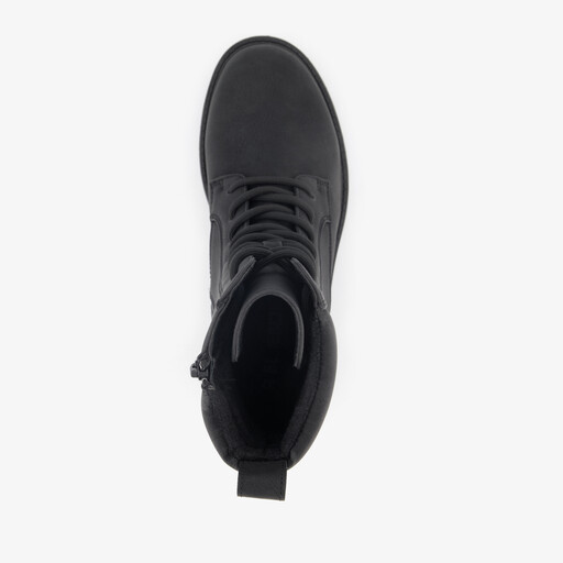 Dames veterboots zwart