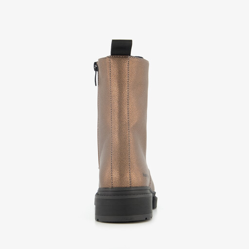 Dames veterboots brons