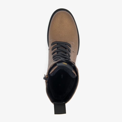 Dames veterboots brons