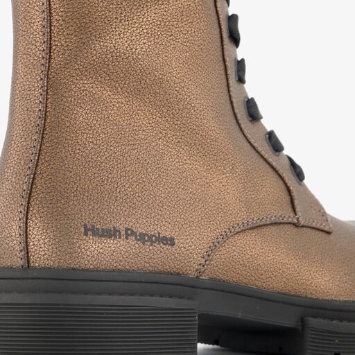 Dames veterboots brons