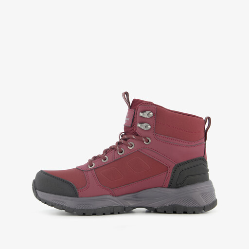 Hoge dames wandelschoenen bordeauxrood cat. A B