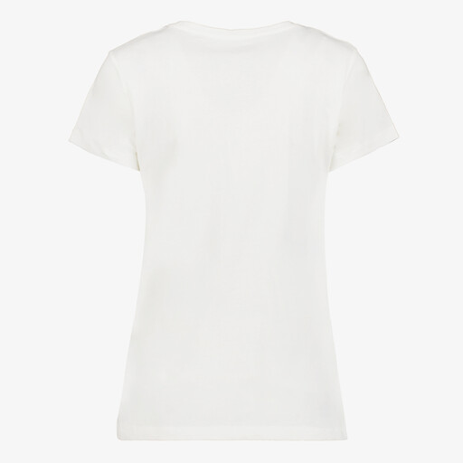 Dames T-shirt met opdruk wit