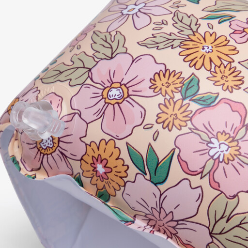 Kinder zwembandjes met bloemenprint roze