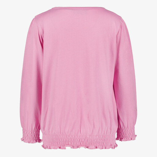 Meisjes trui met paard en vlinders roze