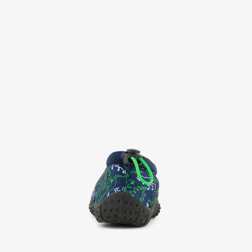 Kinder waterschoenen met dino print blauw
