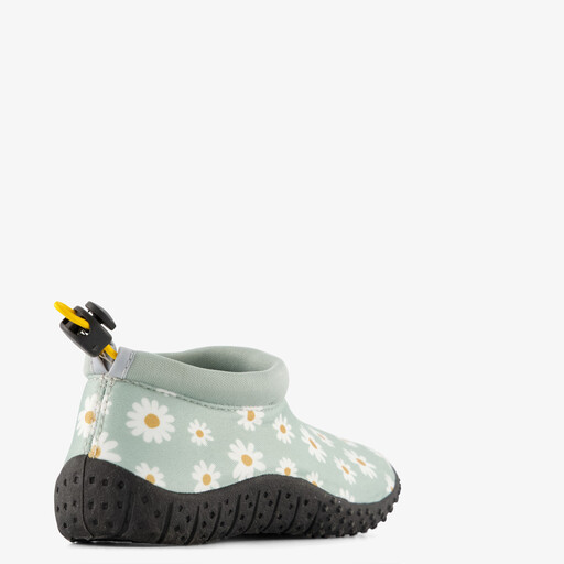 Kinder waterschoenen met madeliefjes mintgroen