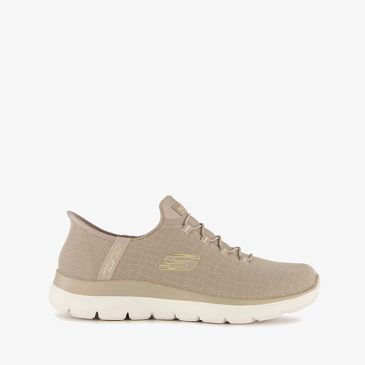 Slip-ins Summits dames sneakers beige