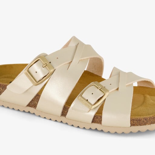 Dames slippers parelmoer